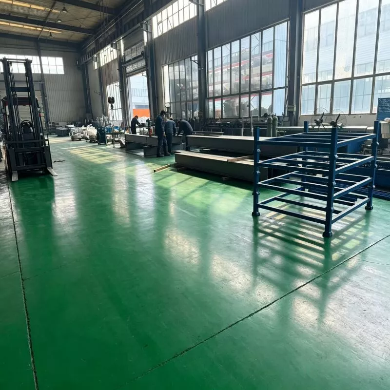 Rack production workshop processing operation site